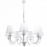 Luminária Suspensa MINERWA ABAZUR Branco IP20 7x E14 Sem Lâmpada - SOL-SL.0560 - 8445152078996