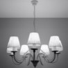 Luminária Suspensa MINERWA ABAZUR Branco IP20 7x E14 Sem Lâmpada - SOL-SL.0560 - 8445152078996