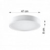 Luminária de Teto PLATINIUM Branco IP20 LED 36W 3000Lm Branco Quente - SOL-SL.0603 - 8445152081125