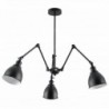 Luminária de Teto STARK SHADE Preto/Branco IP20 3x E-27 Sem Lâmpada - SOL-SL.0614 - 8445152081491