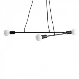 Luminária Suspensa ASTRAL Preto IP20 3x E-27 Sem Lâmpada - SOL-SL.0616 - 8445152077951