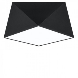 Luminária de Teto HEXA Preto IP20 1x E27 Sem Lâmpada - SOL-SL.0687 - 8445152080111