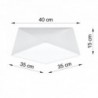 Luminária de Teto HEXA Branco IP20 2x E27 Sem Lâmpada - SOL-SL.0689 - 8445152080098