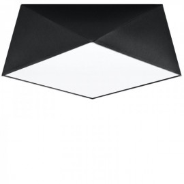 Luminária de Teto HEXA Preto IP20 2x E27 Sem Lâmpada - SOL-SL.0690 - 8445152080128