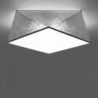 Luminária de Teto HEXA Prata IP20 2x E27 Sem Lâmpada - SOL-SL.0691 - 8445152080159