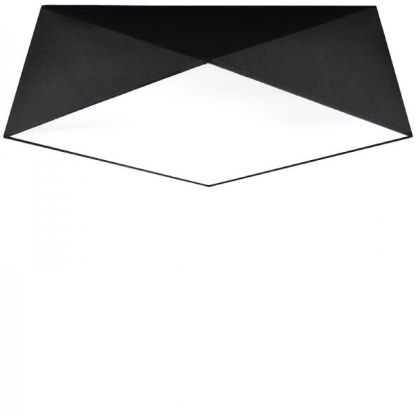 Luminária de Teto HEXA Preto IP20 3x E27 Sem Lâmpada - SOL-SL.0693 - 8445152080135